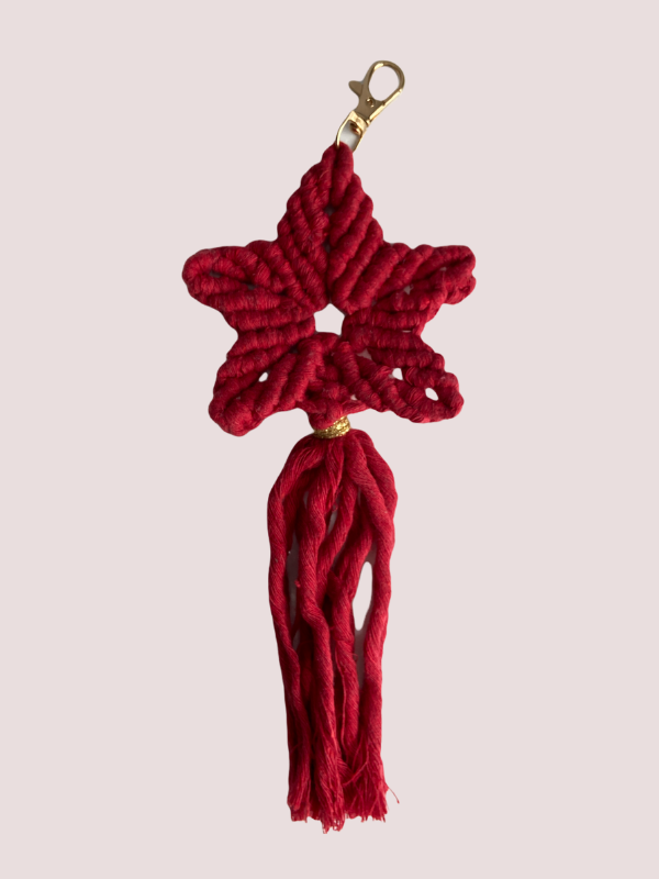 Makrome Anahtarlık - Yıldız Anahtarlık