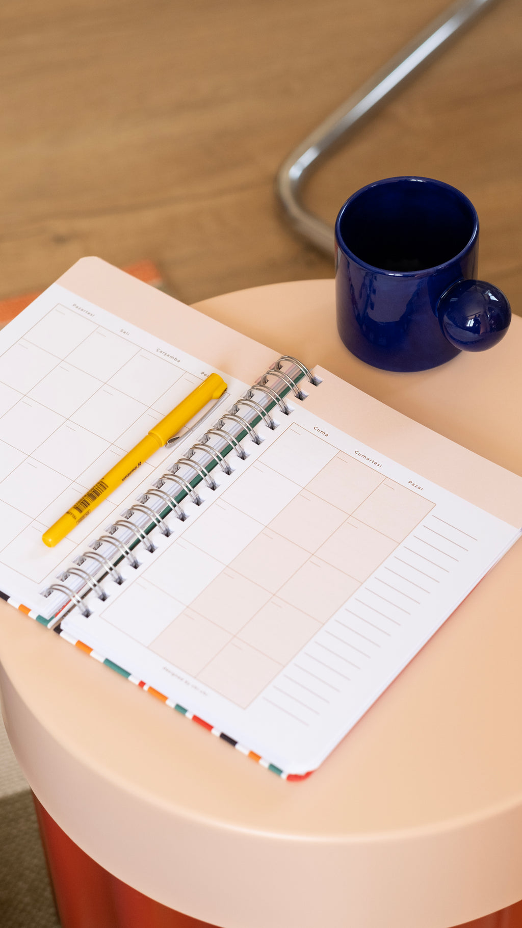 Zamansız Planlayıcı, Tarihsiz Ajanda, Süresiz Ajanda - Kelly Mavi