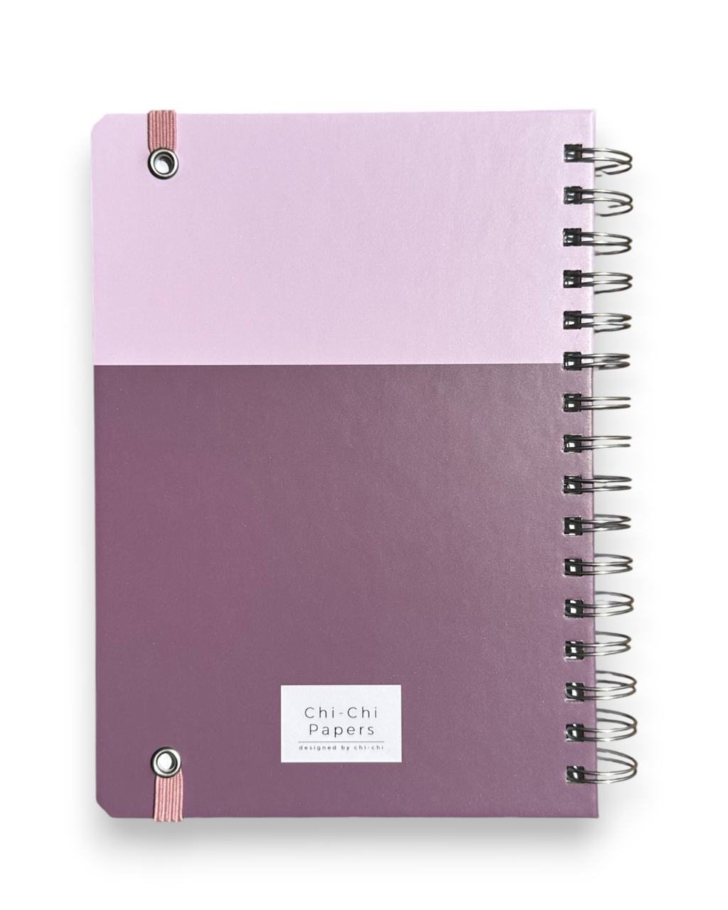 Akademik Ajanda 2025-2026 | A5 Spiralli – Stickerlı – El Yapımı - Violet