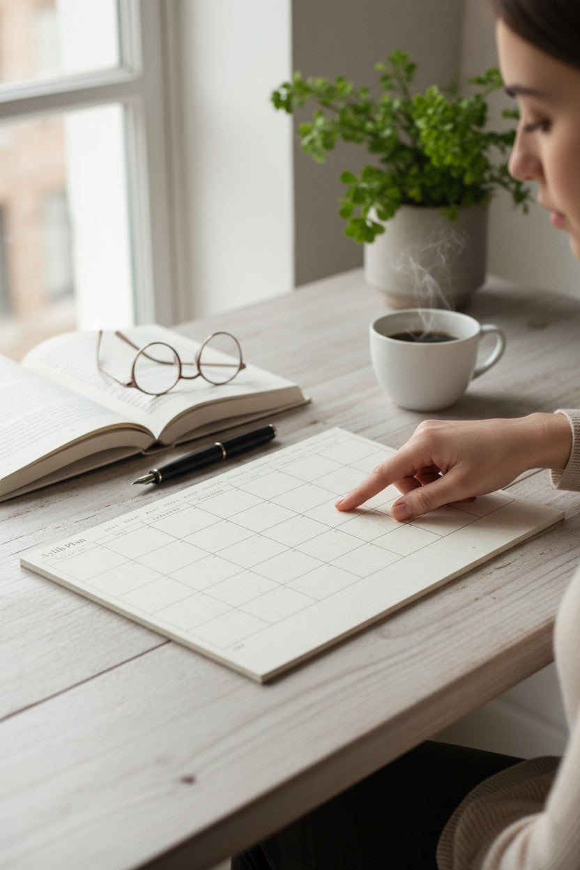 A4 Boyutunda Aylık Planlayıcı Bloknot - Organizasyon ve Verimlilik İçin Mükemmel Çözüm!