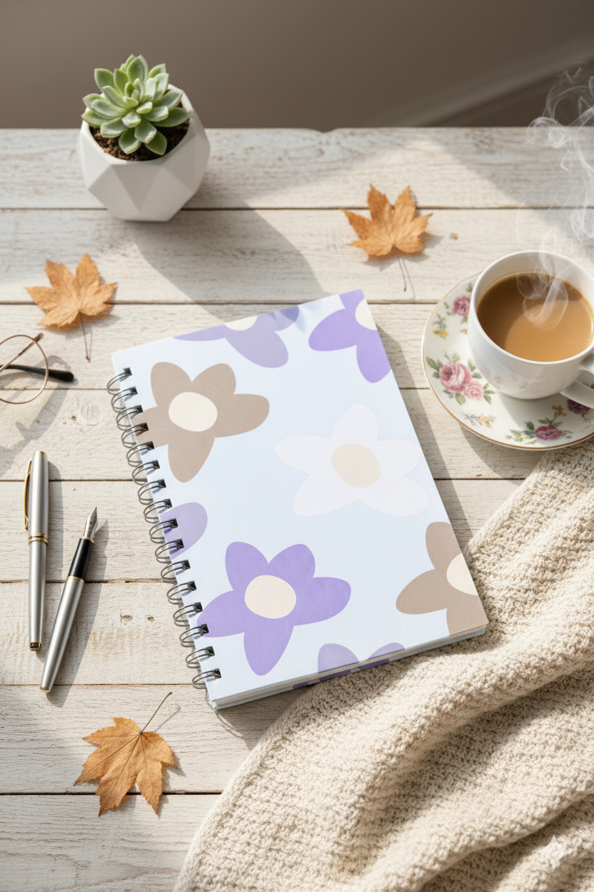 Telli Defter, Tarihsiz Ajanda, Anı Defteri - Çiçekli