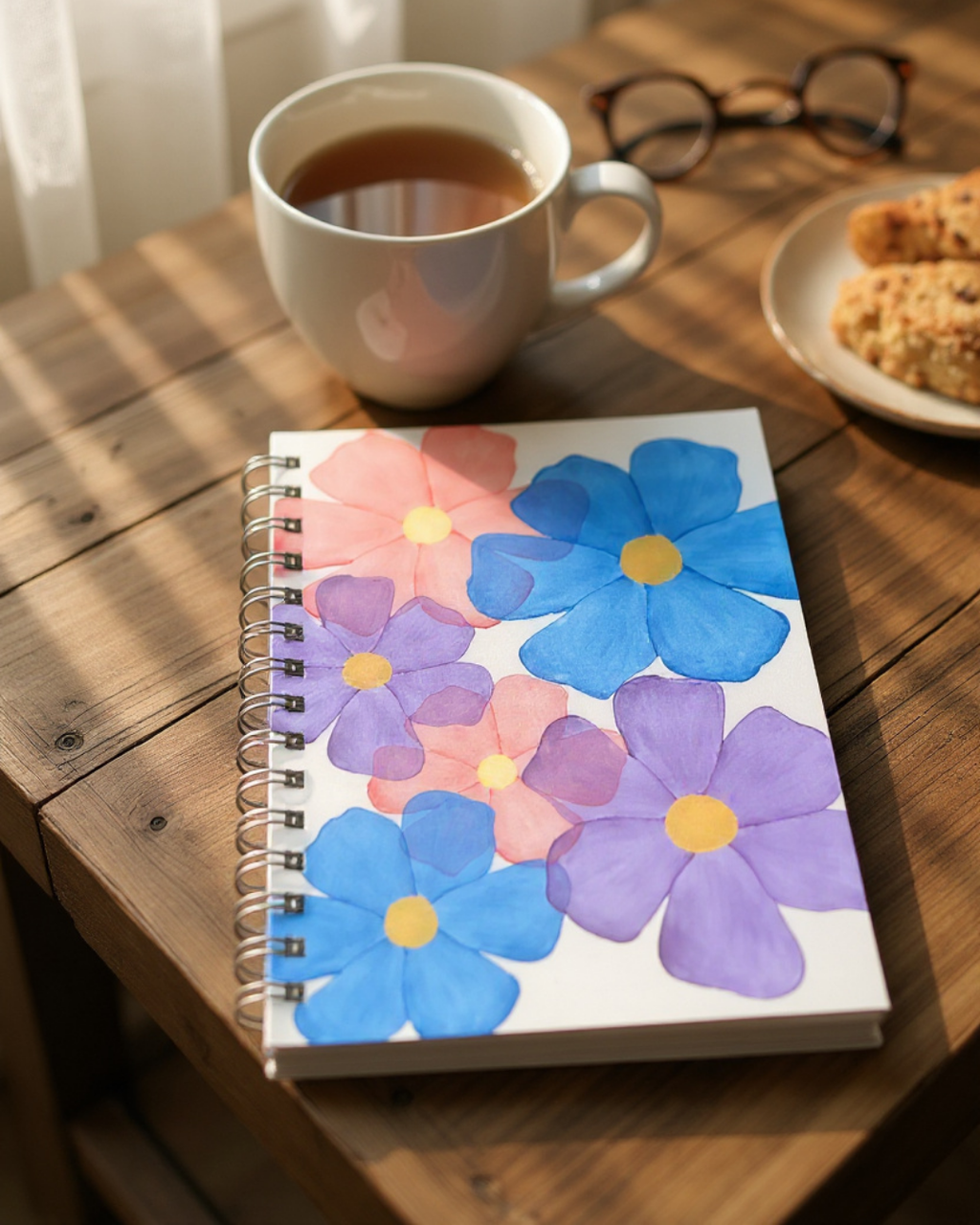 Telli Defter, Tarihsiz Ajanda, Anı Defteri - İri Çiçekli