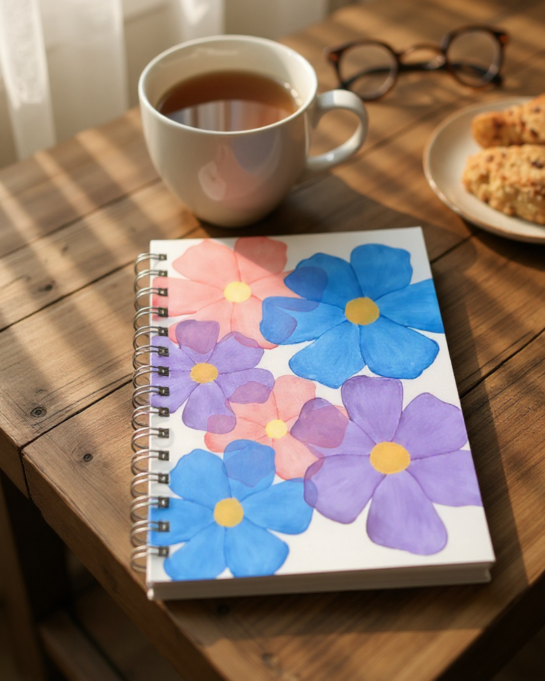 Telli Defter, Tarihsiz Ajanda, Anı Defteri - İri Çiçekli