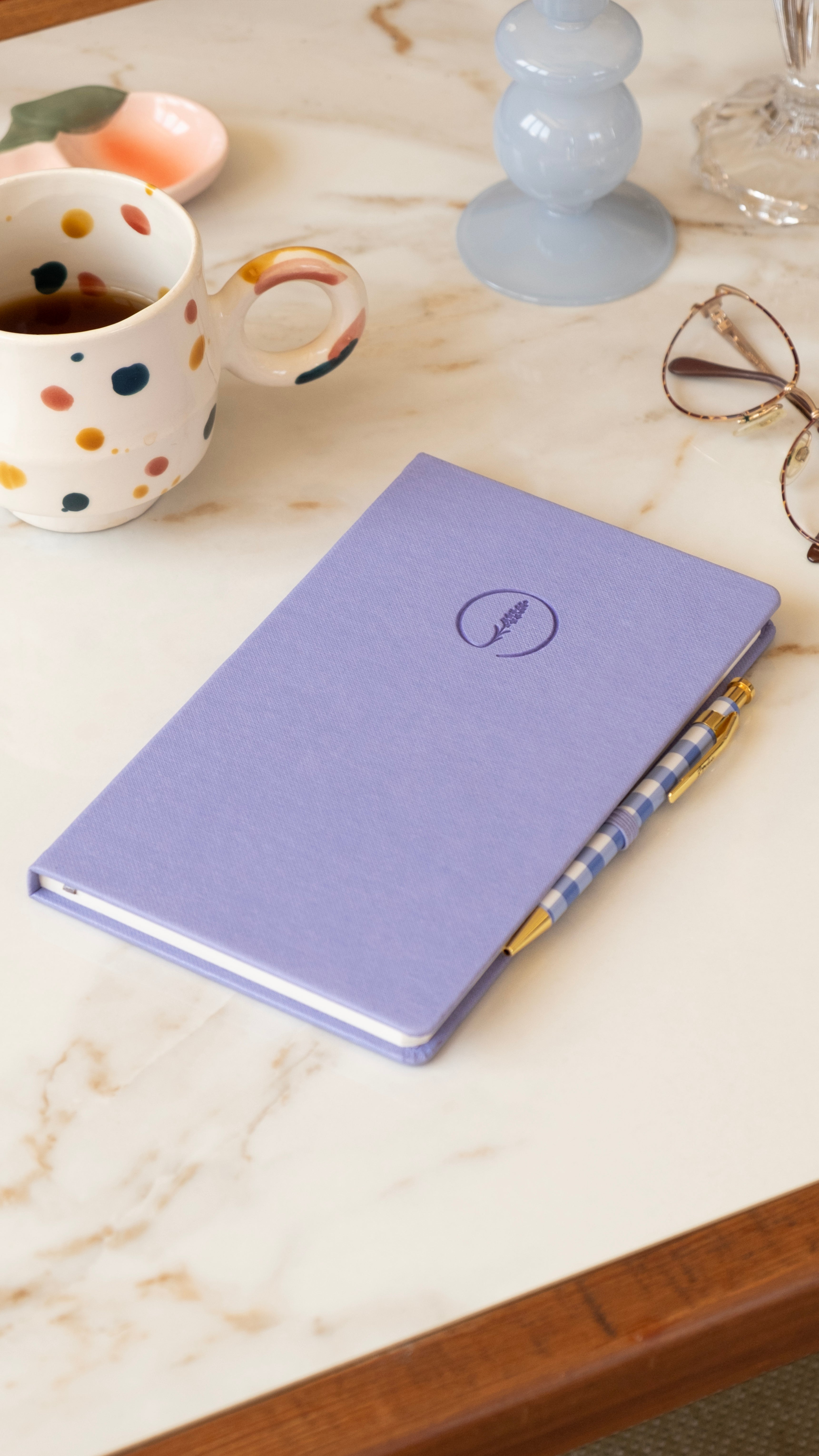 Termo Deri Kaplamalı Defter, Tarihsiz Ajanda, Anı Defteri - Eflatun