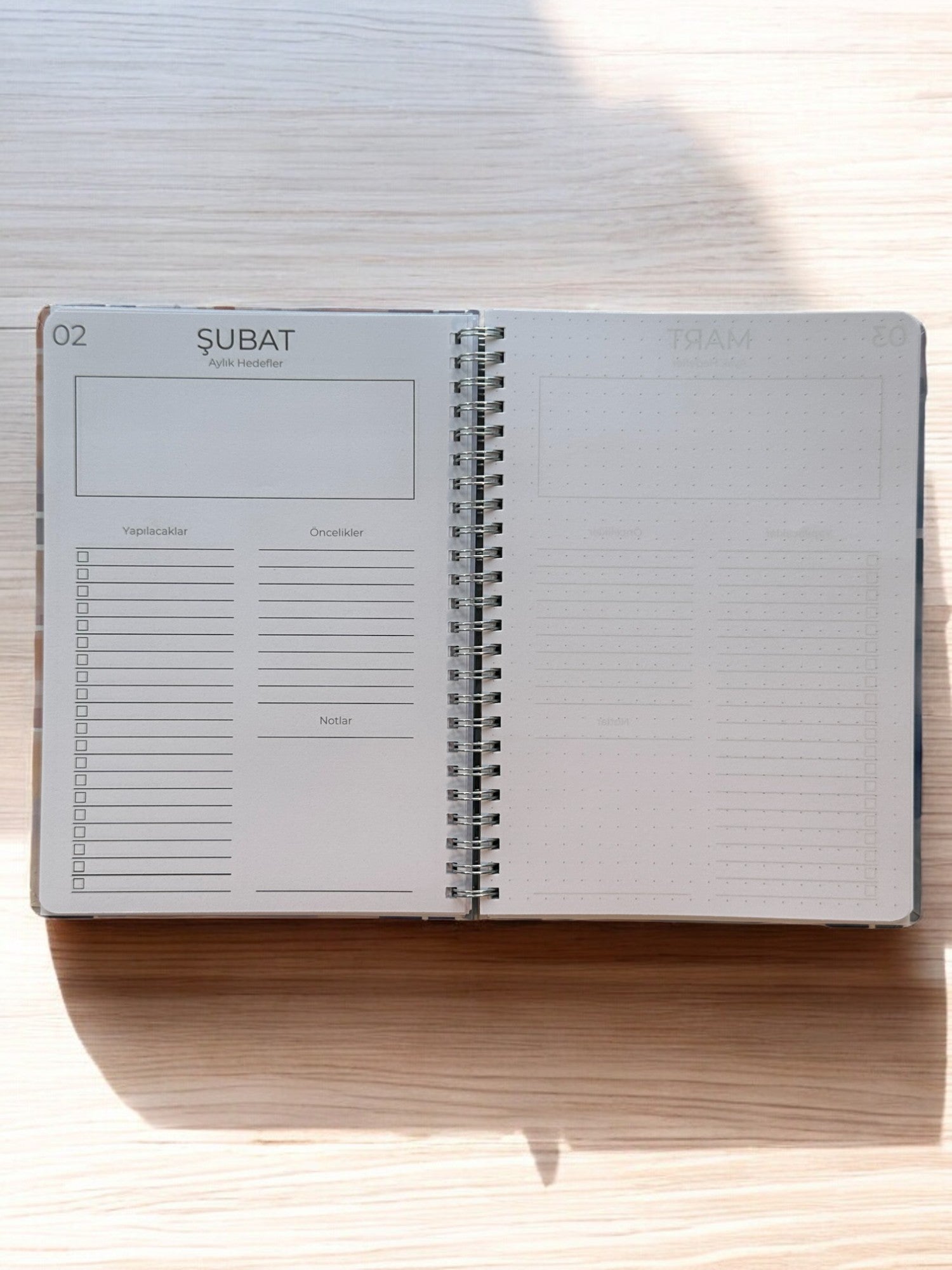 2025 Haftalık Ajandası - Ekose