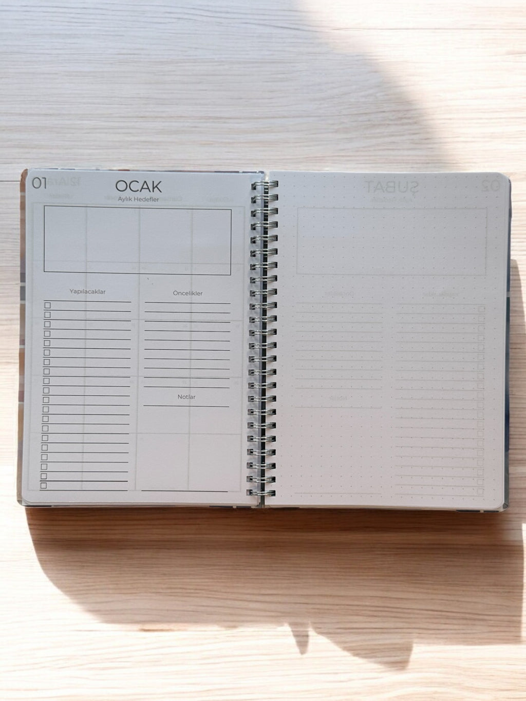 2025 Haftalık Ajandası - Ekose