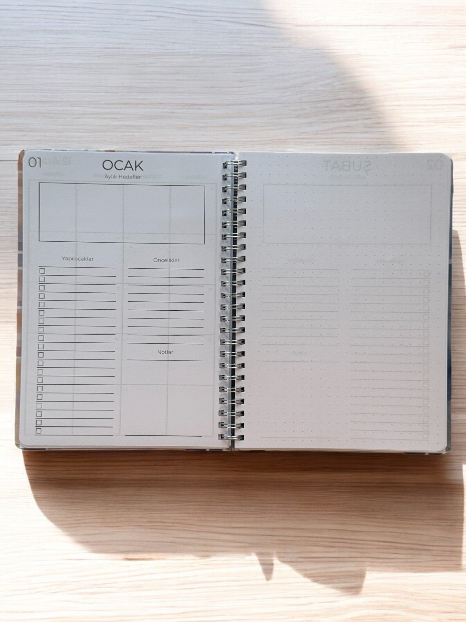 2025 Haftalık Ajandası - Ekose