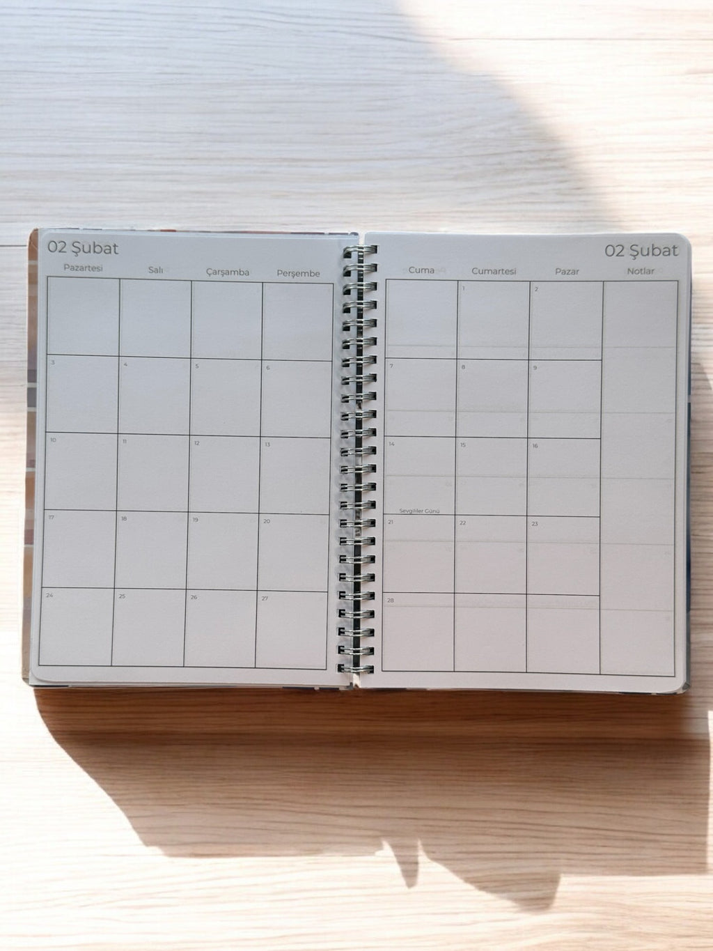 2025 Haftalık Ajandası - Ekose