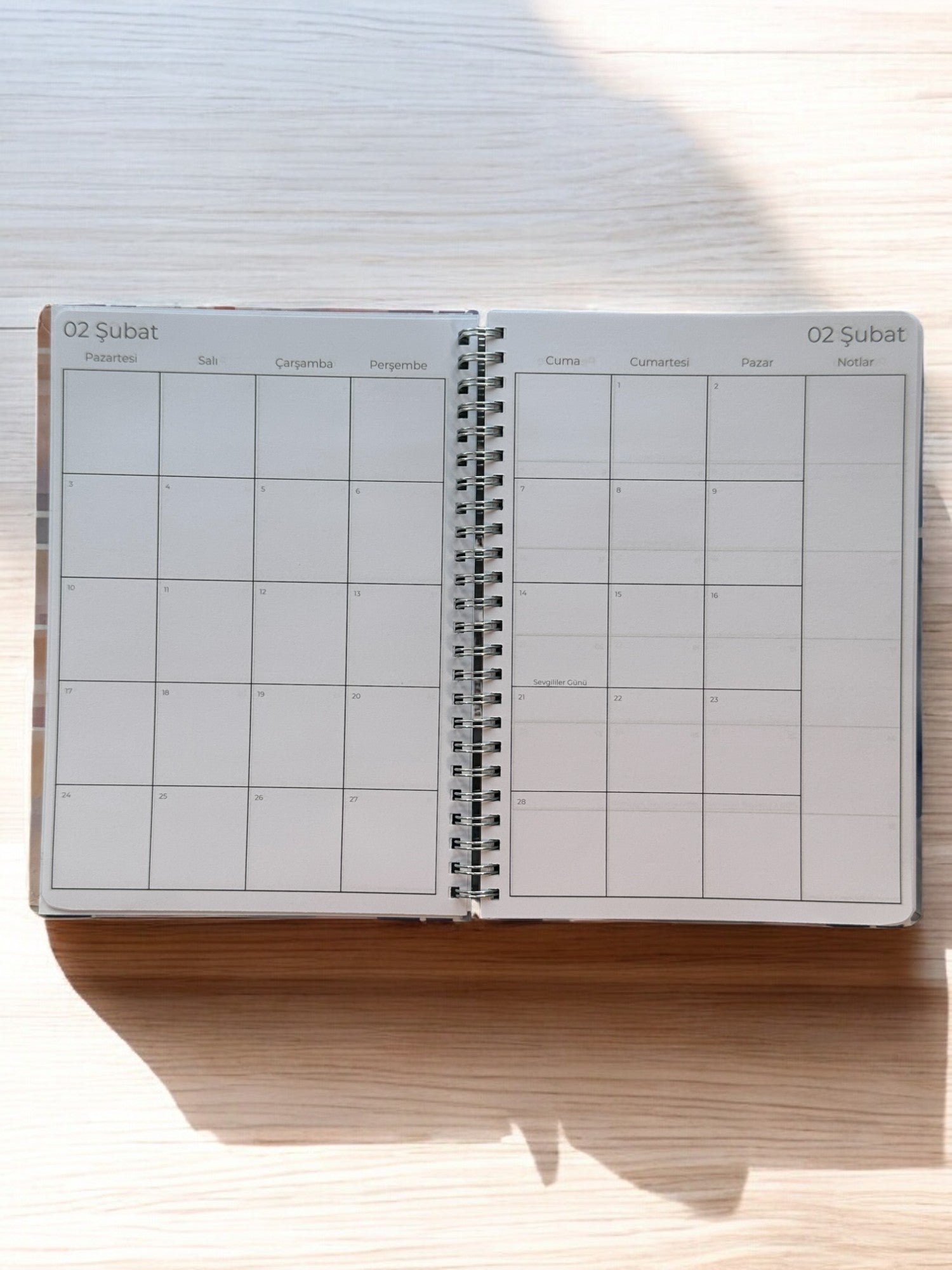 2025 Haftalık Ajandası - Ekose