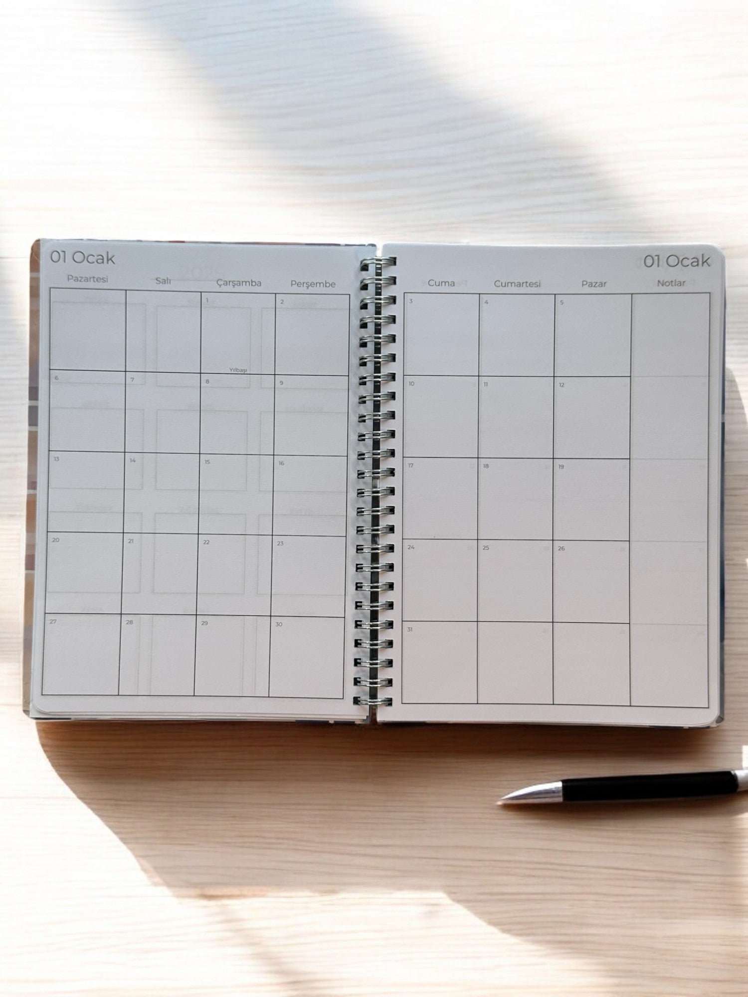 2025 Haftalık Ajandası - Ekose