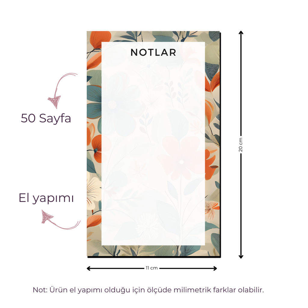 Notluk - Bloknot - Gelincik