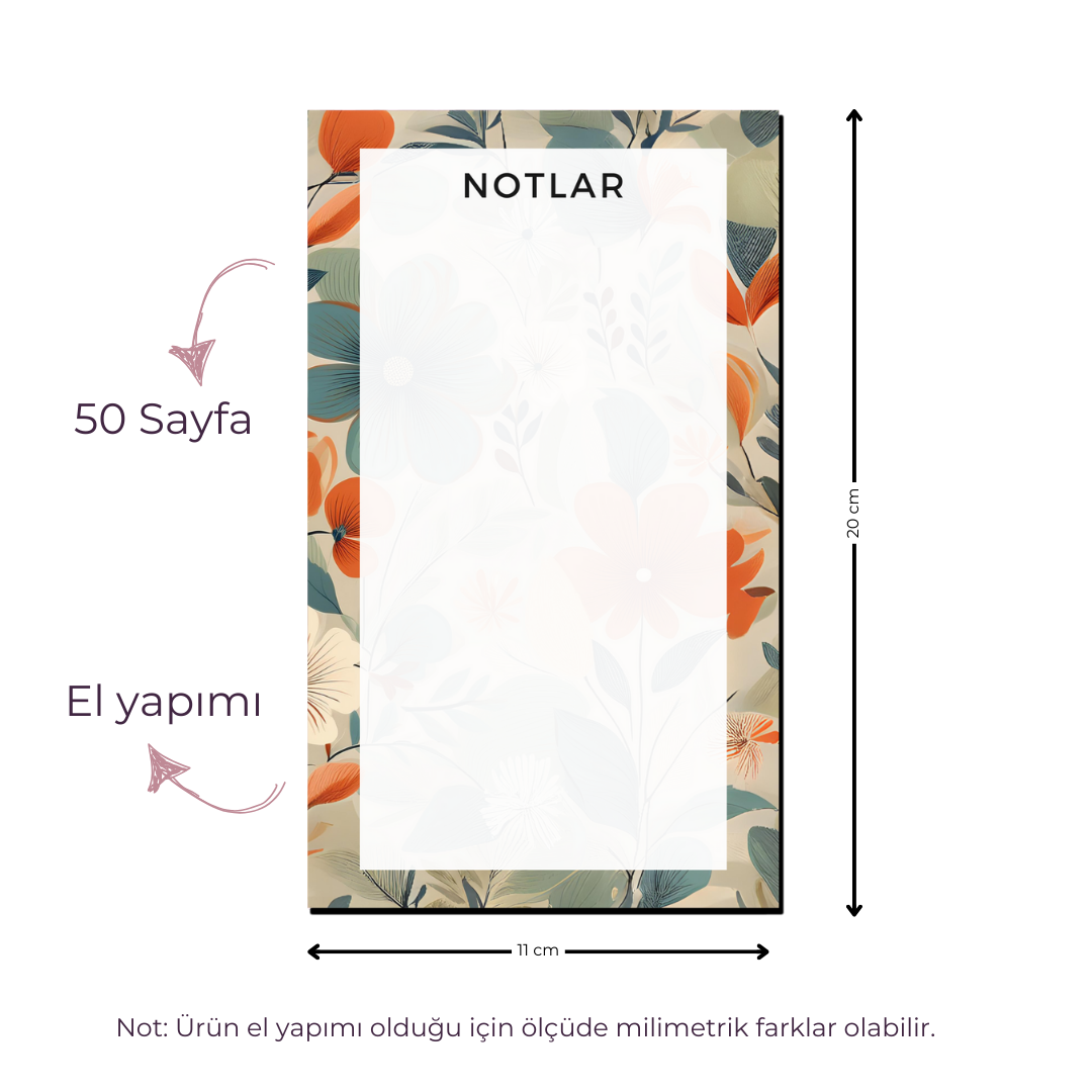 Notluk - Bloknot - Gelincik