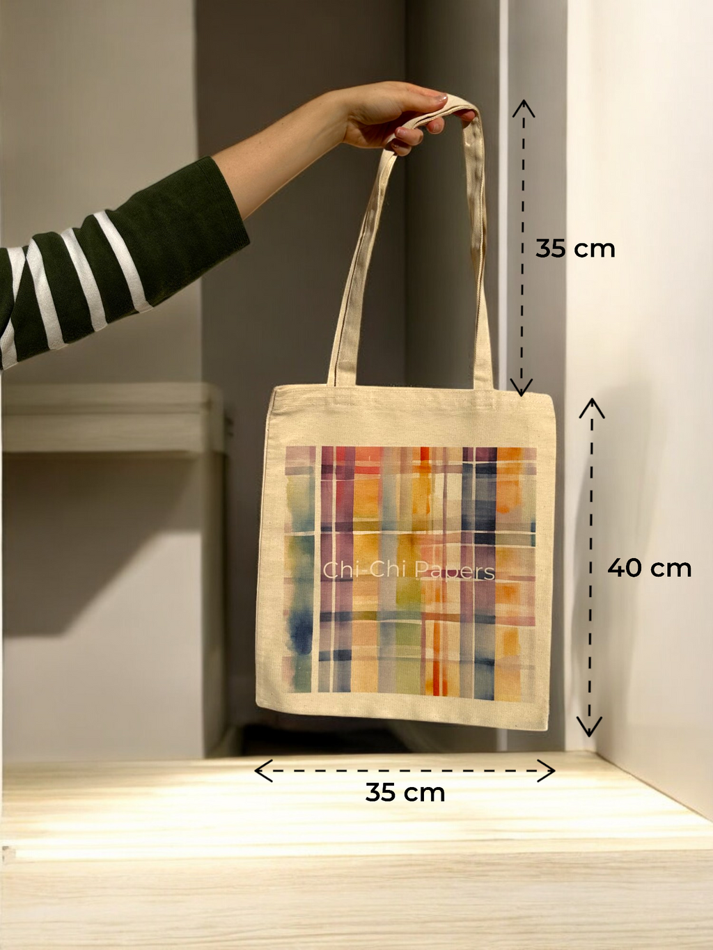 Gabardin Bez Kol Çantası - Gökkuşağı