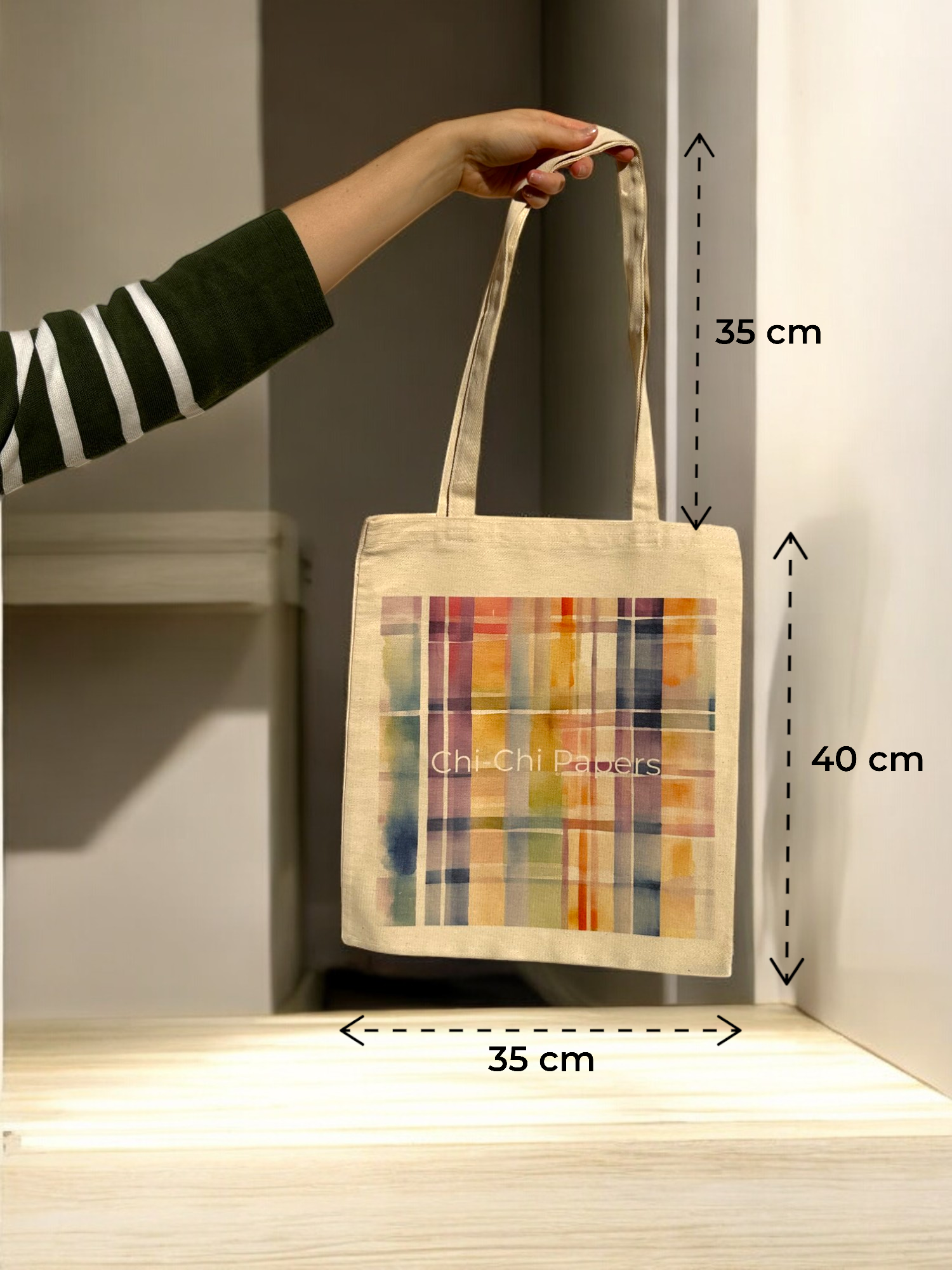 Gabardin Bez Kol Çantası - Gökkuşağı