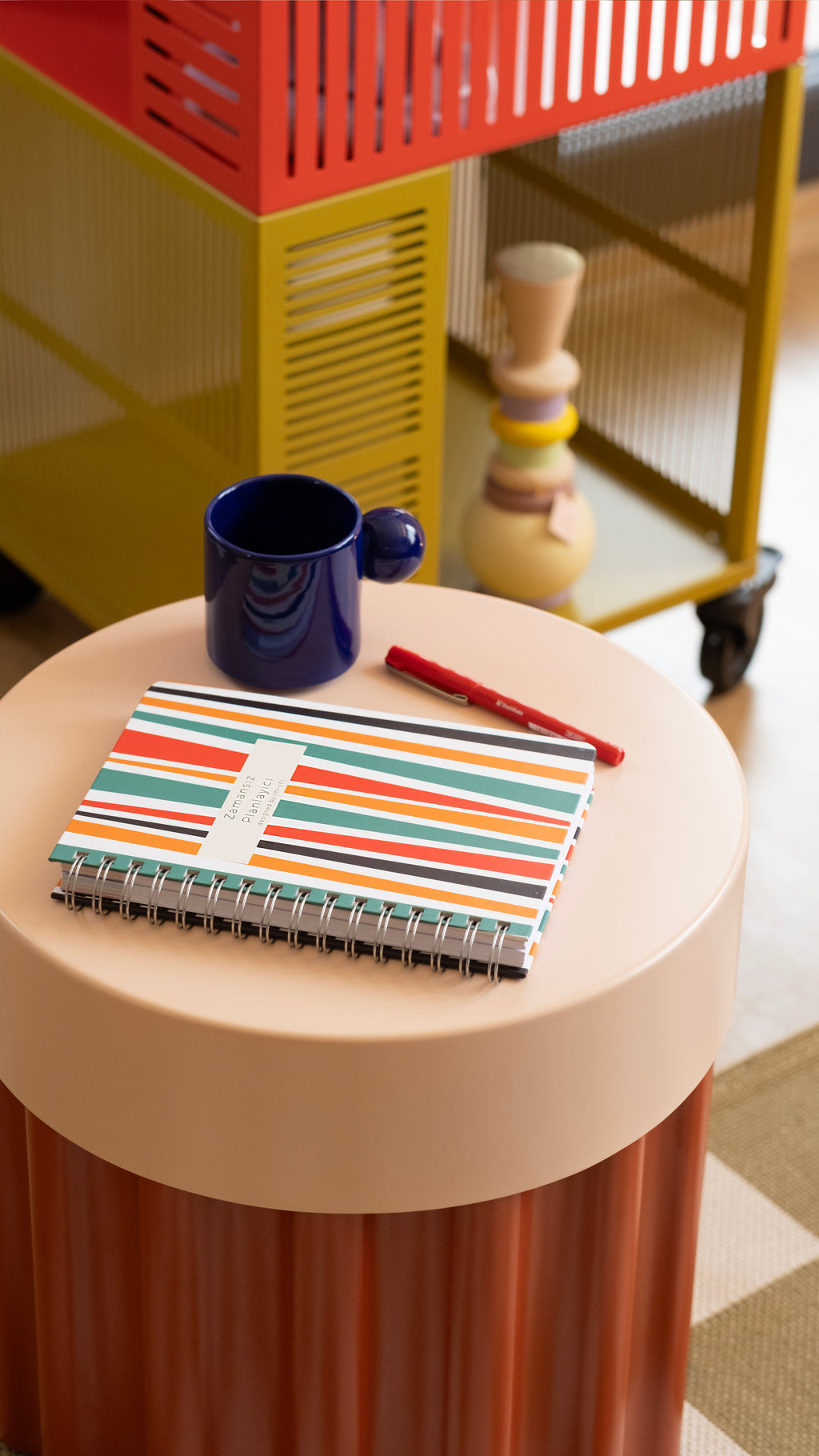 Zamansız Planlayıcı, Tarihsiz Ajanda, Süresiz Ajanda - Kelly Kırmızı