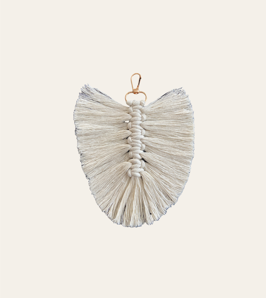 Makrome Anahtarlık - Yaprak Anahtarlık