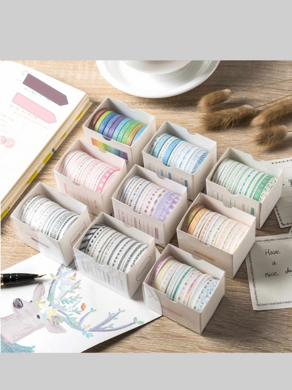Small Washi Tape Sets - Flowery