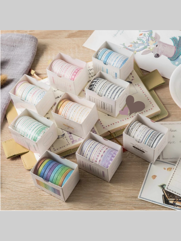 Small Washi Tape Sets - Flowery