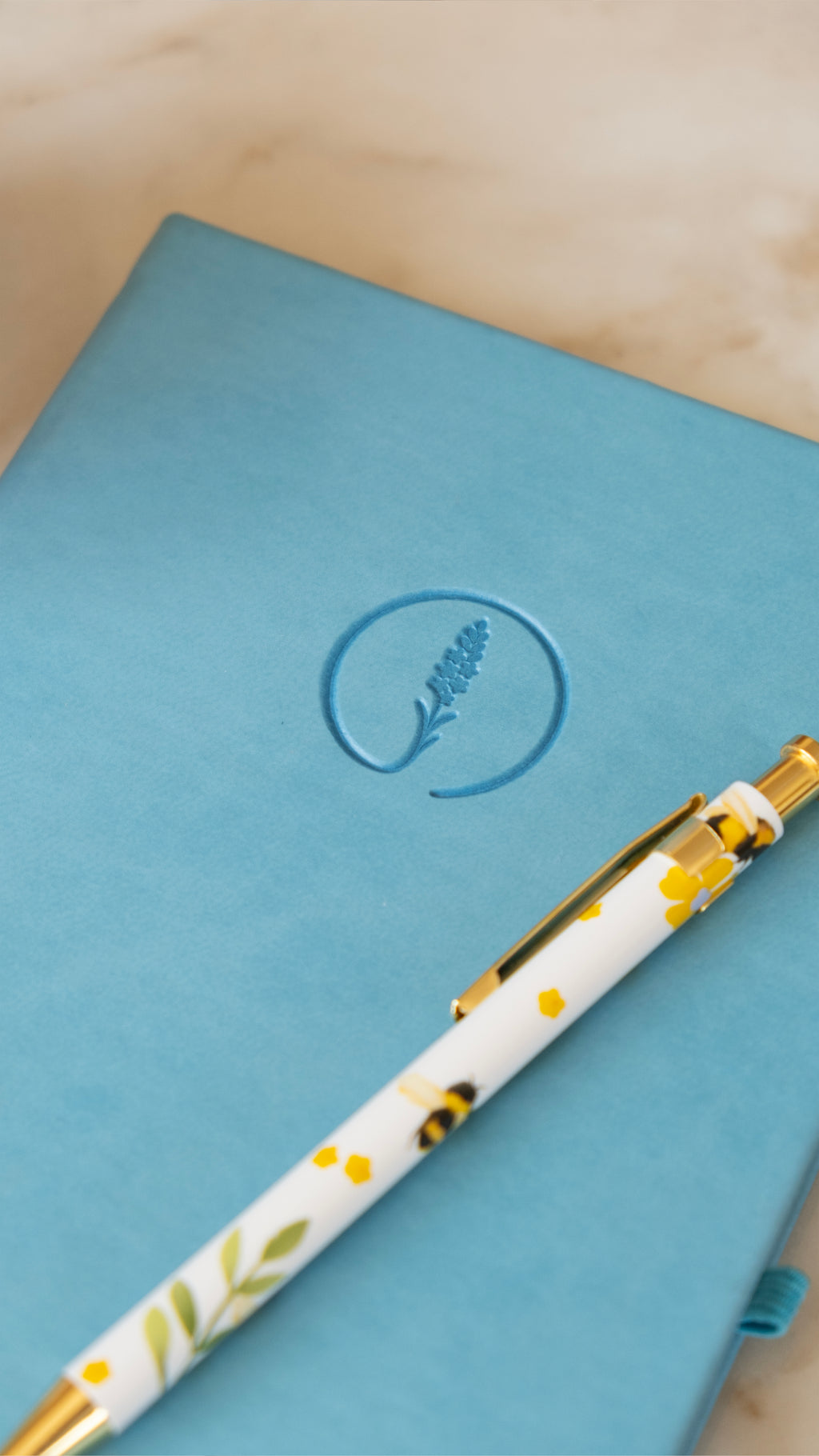 Termo Deri Kaplamalı Defter, Tarihsiz Ajanda, Anı Defteri - Mavi