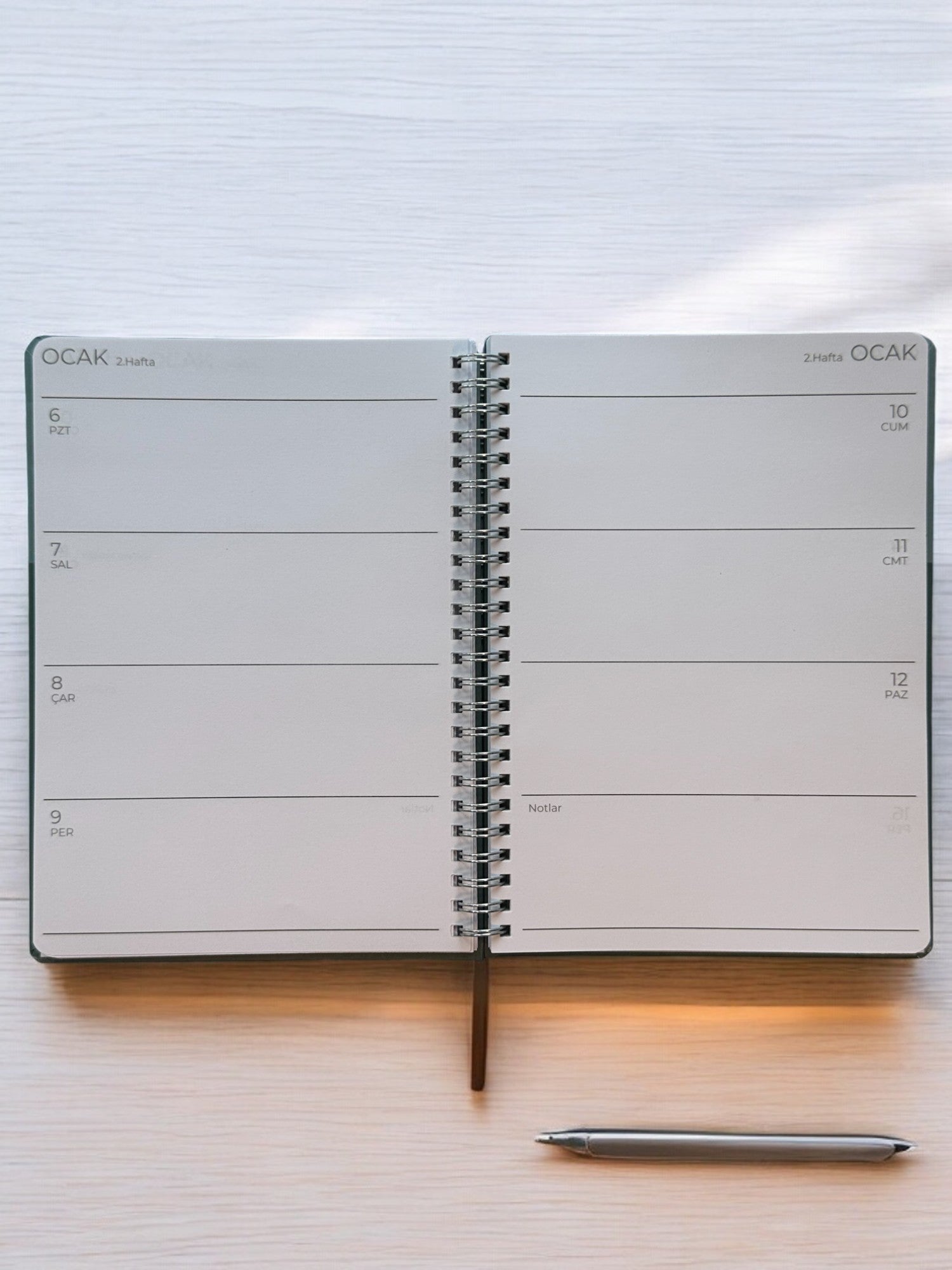 2025 Haftalık Ajandası - Olive