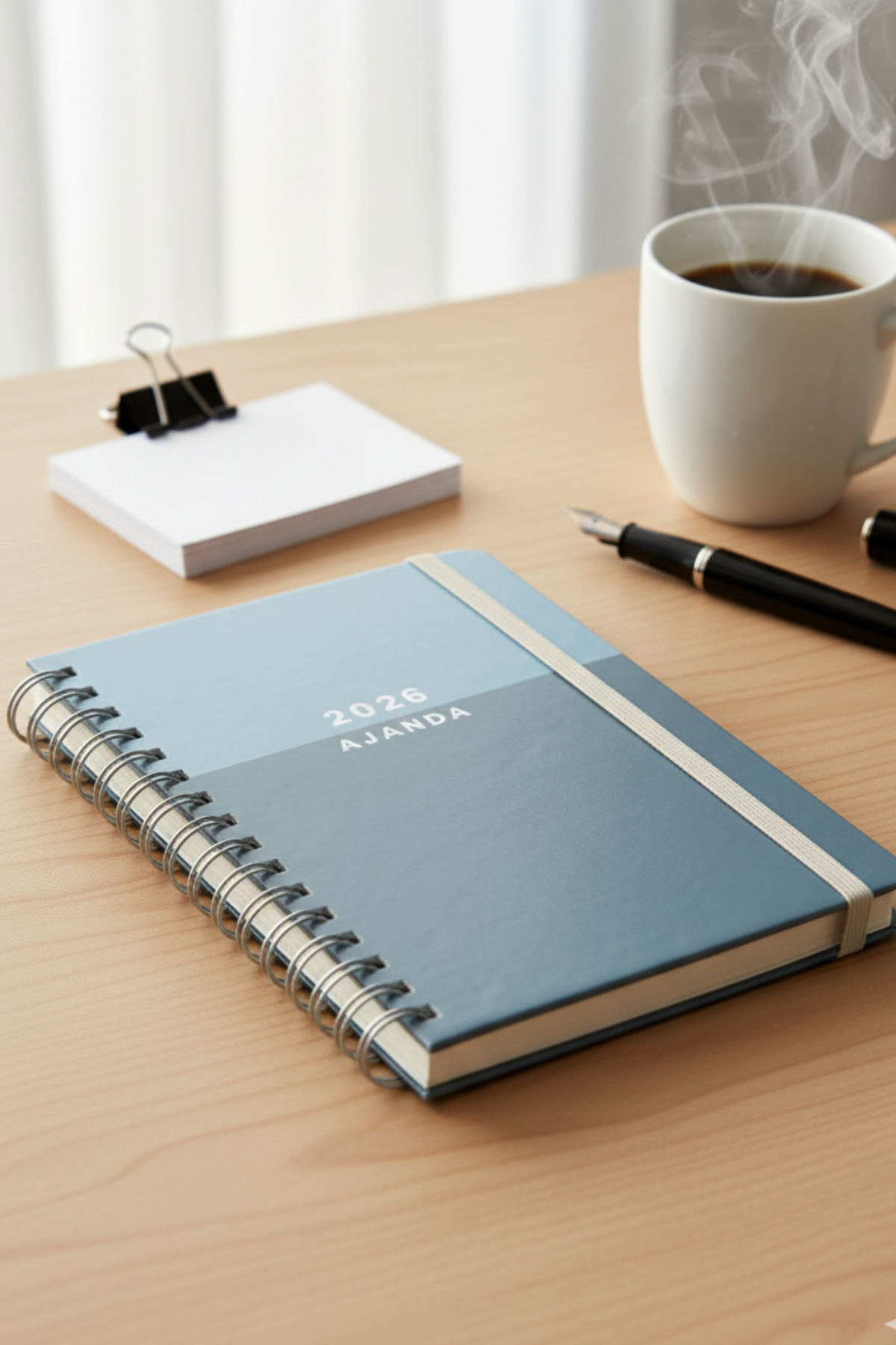 2026 Haftalık Ajandası - El Yapımı, 2 Sayfa Stickerlı - Olive