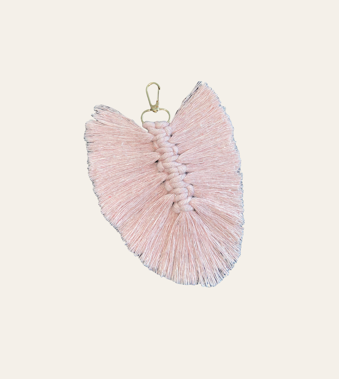 Makrome Anahtarlık - Yaprak Anahtarlık