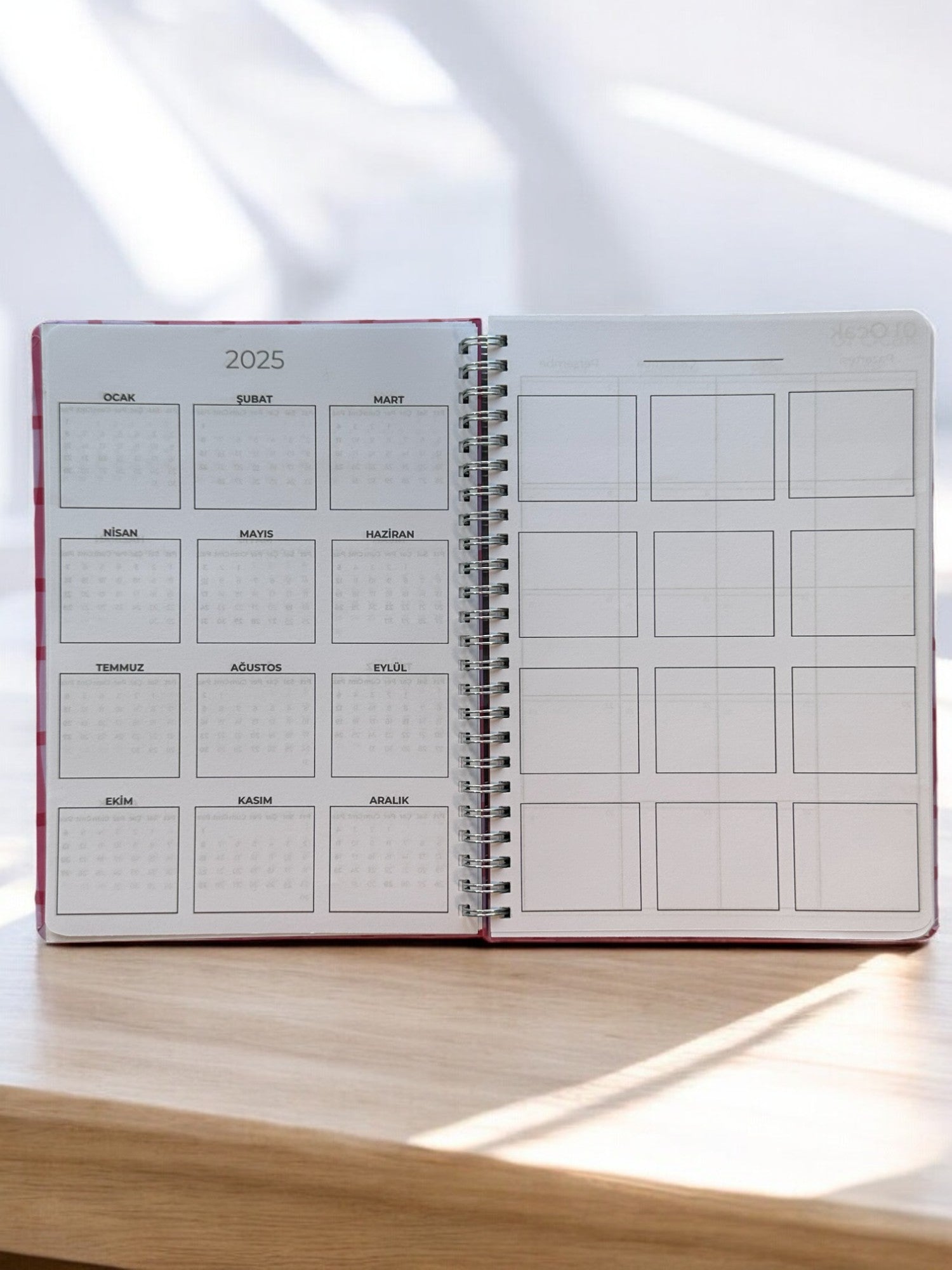 2025 Haftalık Ajandası - Pinko