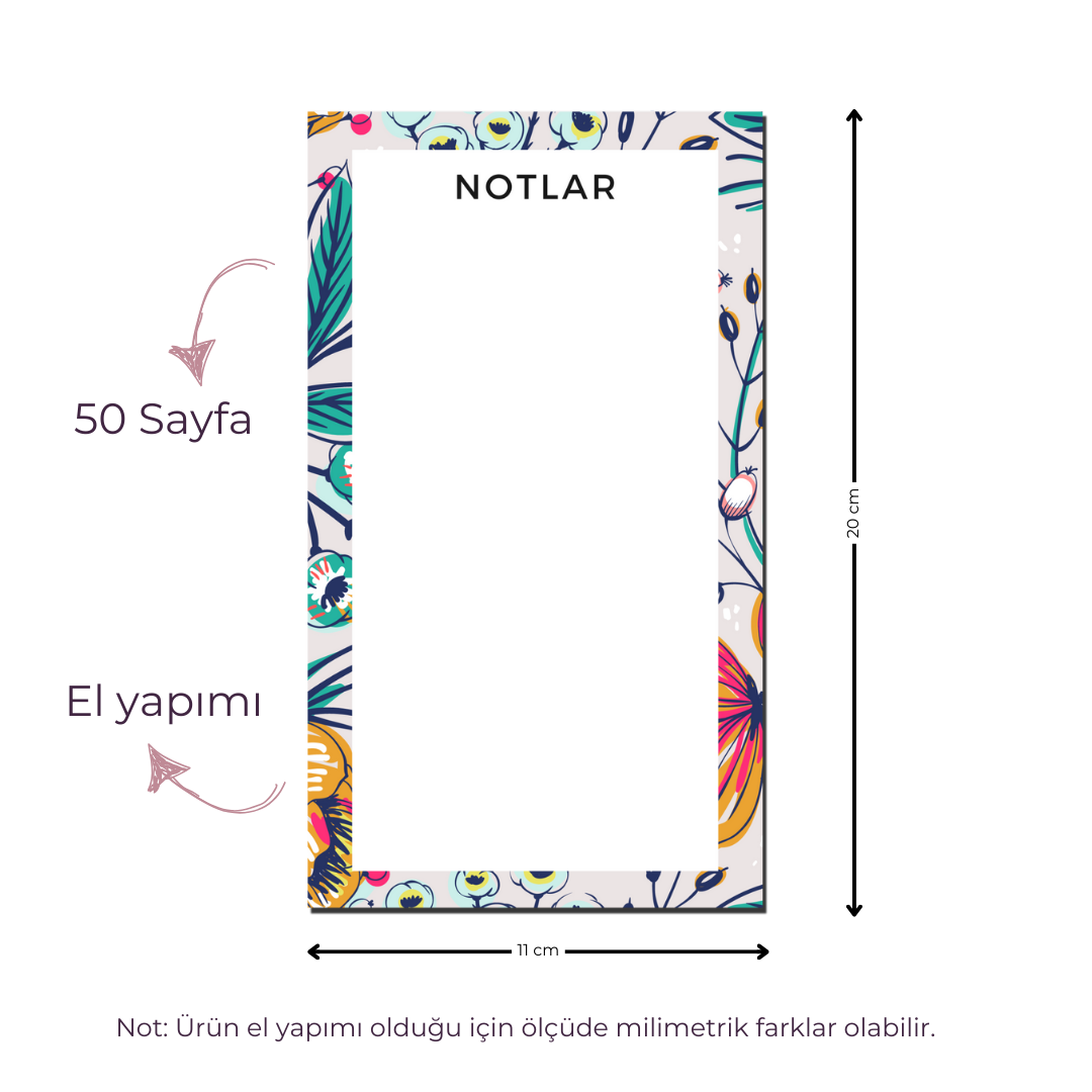 Notluk - Bloknot - Rose