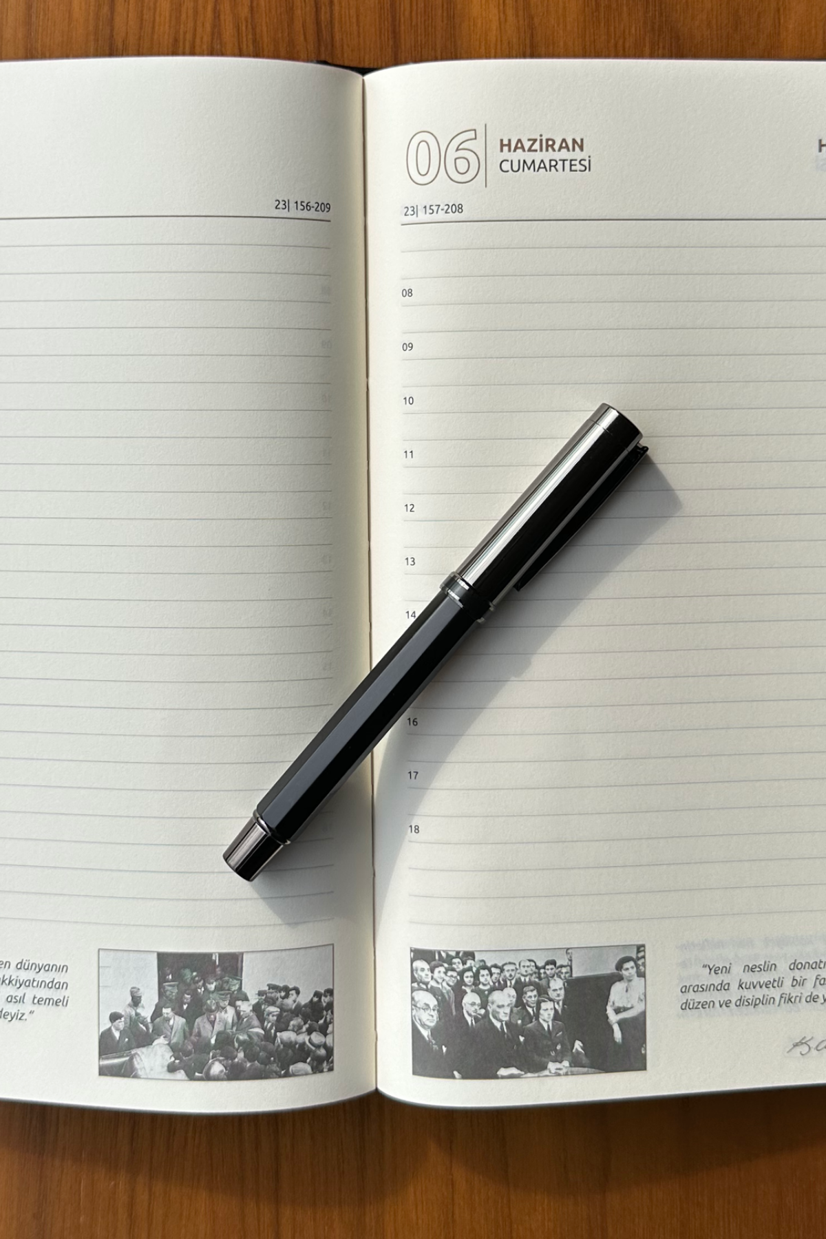 Metal Roller Kalem ve Özel Kutusu - İmza Kalemi (Mavi Mürekkepli) - Siyah Kalem + Siyah Kutu