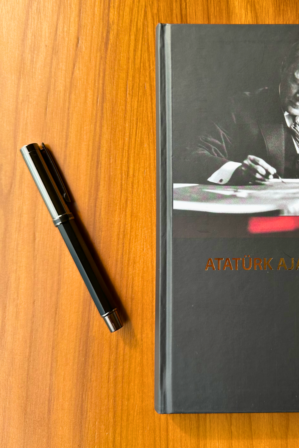 Metal Roller Kalem ve Özel Kutusu - İmza Kalemi (Mavi Mürekkepli) - Siyah Kalem + Siyah Kutu