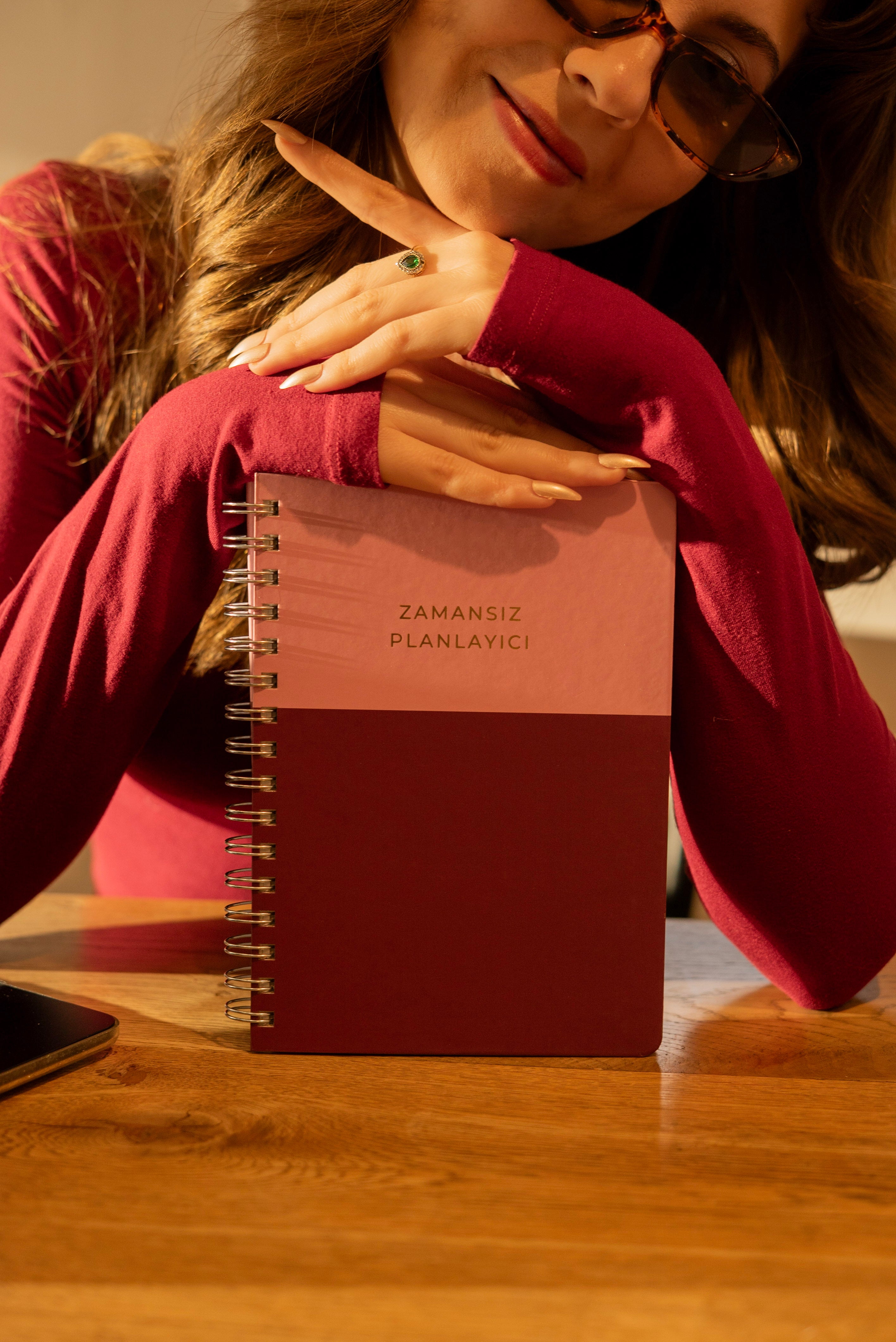 Zamansız Planlayıcı, Tarihsiz Ajanda, Süresiz Ajanda - Violet