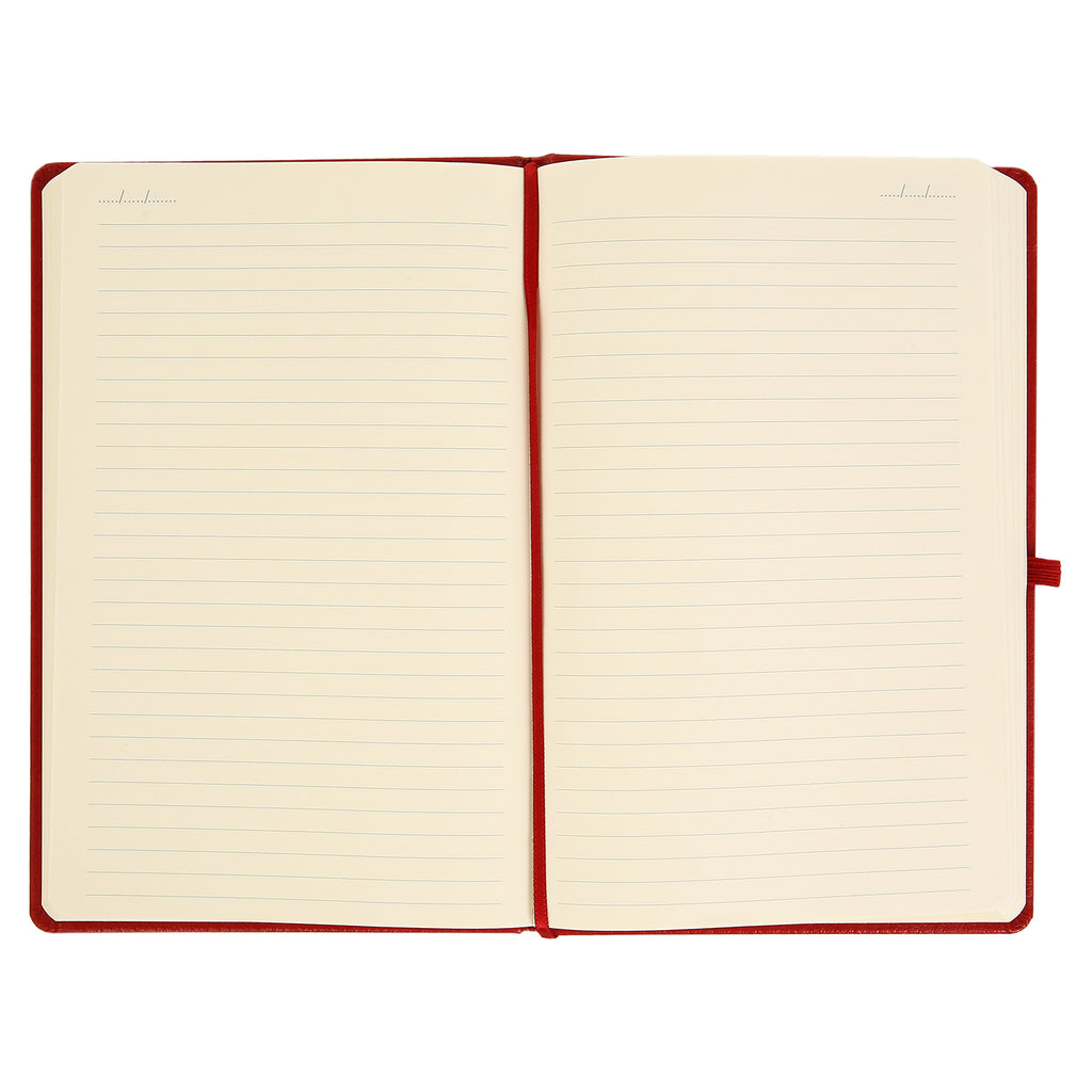 Termo Deri Kaplamalı Defter, Tarihsiz Ajanda, Anı Defteri - Kırmızı