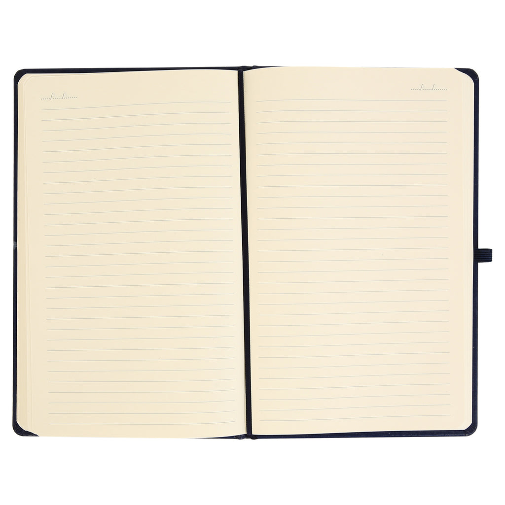 Termo Deri Kaplamalı Defter, Tarihsiz Ajanda, Anı Defteri - Lacivert