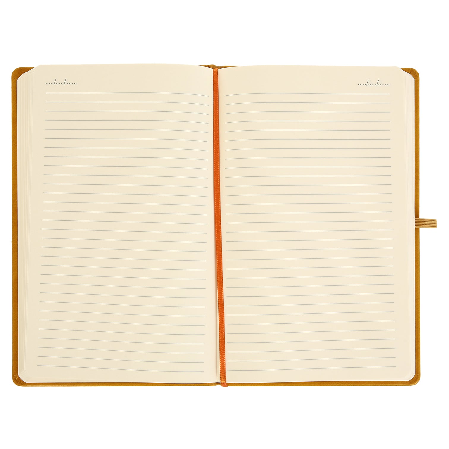 Termo Deri Kaplamalı Defter, Tarihsiz Ajanda, Anı Defteri - Sarı