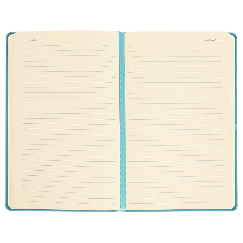 Termo Deri Kaplamalı Defter, Tarihsiz Ajanda, Anı Defteri - Mavi