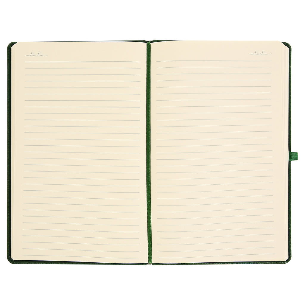 Termo Deri Kaplamalı Defter, Tarihsiz Ajanda, Anı Defteri - Yeşil