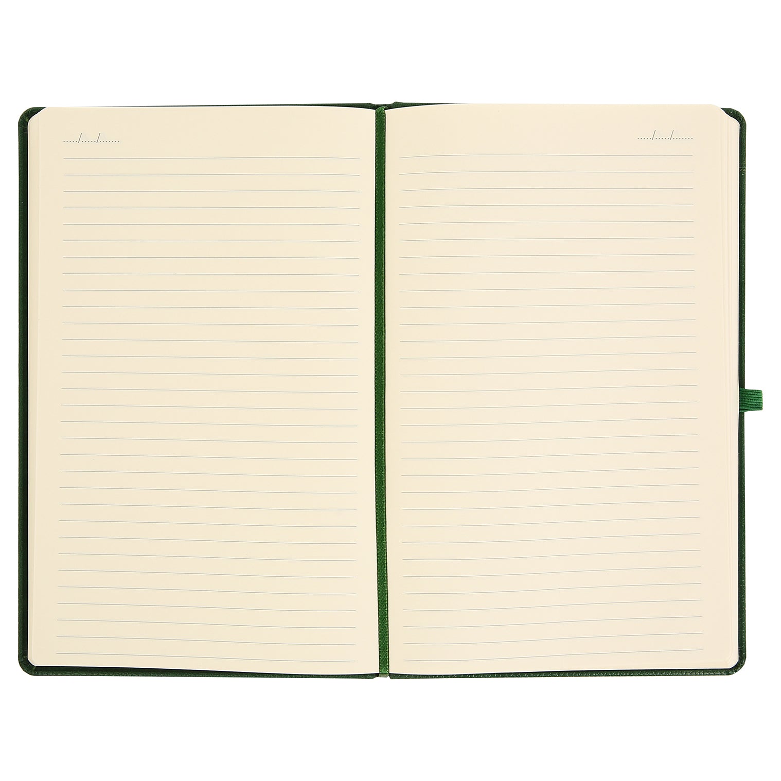 Termo Deri Kaplamalı Defter, Tarihsiz Ajanda, Anı Defteri - Yeşil