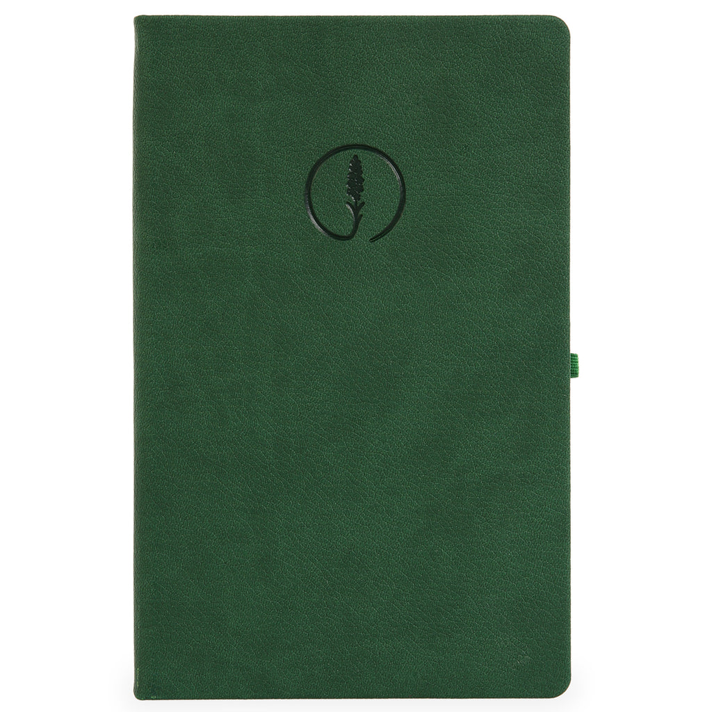 Termo Deri Kaplamalı Defter, Tarihsiz Ajanda, Anı Defteri - Yeşil