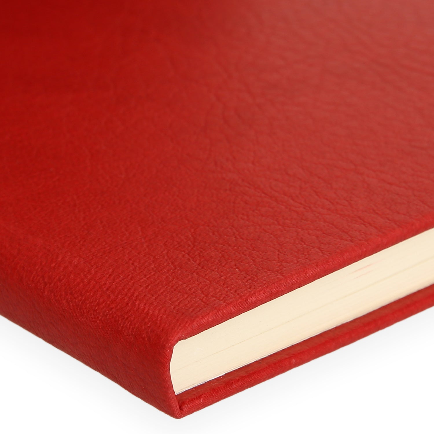 Termo Deri Kaplamalı Defter, Tarihsiz Ajanda, Anı Defteri - Kırmızı